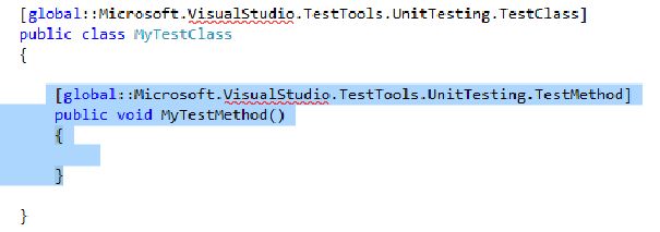 Create Unit test method 